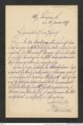 Nachlass Franz Steindachner, Brief von Philipp Paulitschke an Franz Steindachner (10.01.1899), Inv.Nr. 385.01, Seite 1